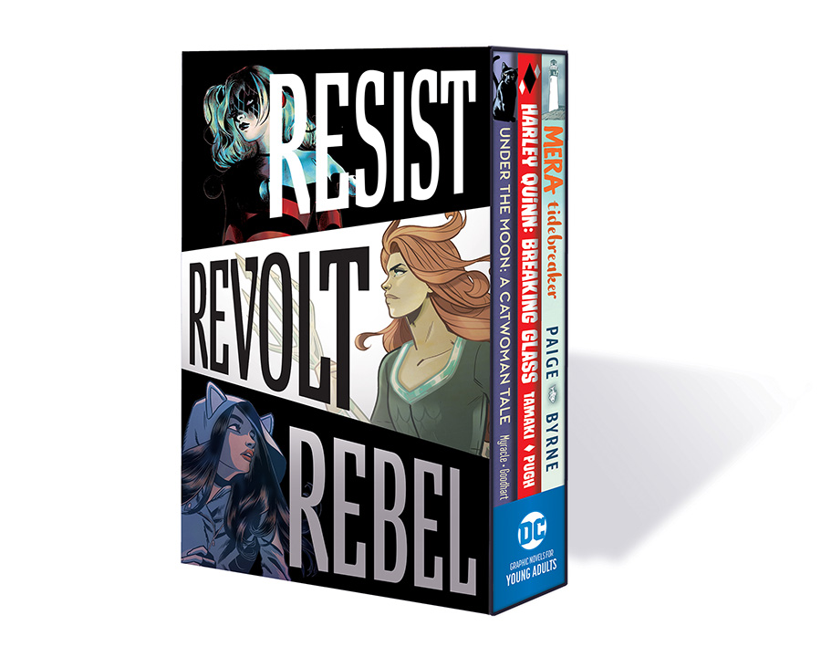 DC GRAPHIC NOVELS FOR YOUNG ADULTS BOX SET 1 RESIST REVOLT REBEL