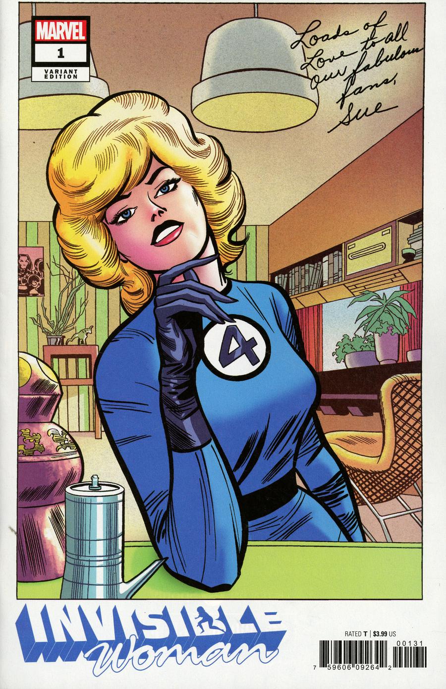 Invisible Woman #1 Cover D Incentive Jack Kirby Hidden Gem Variant Cover